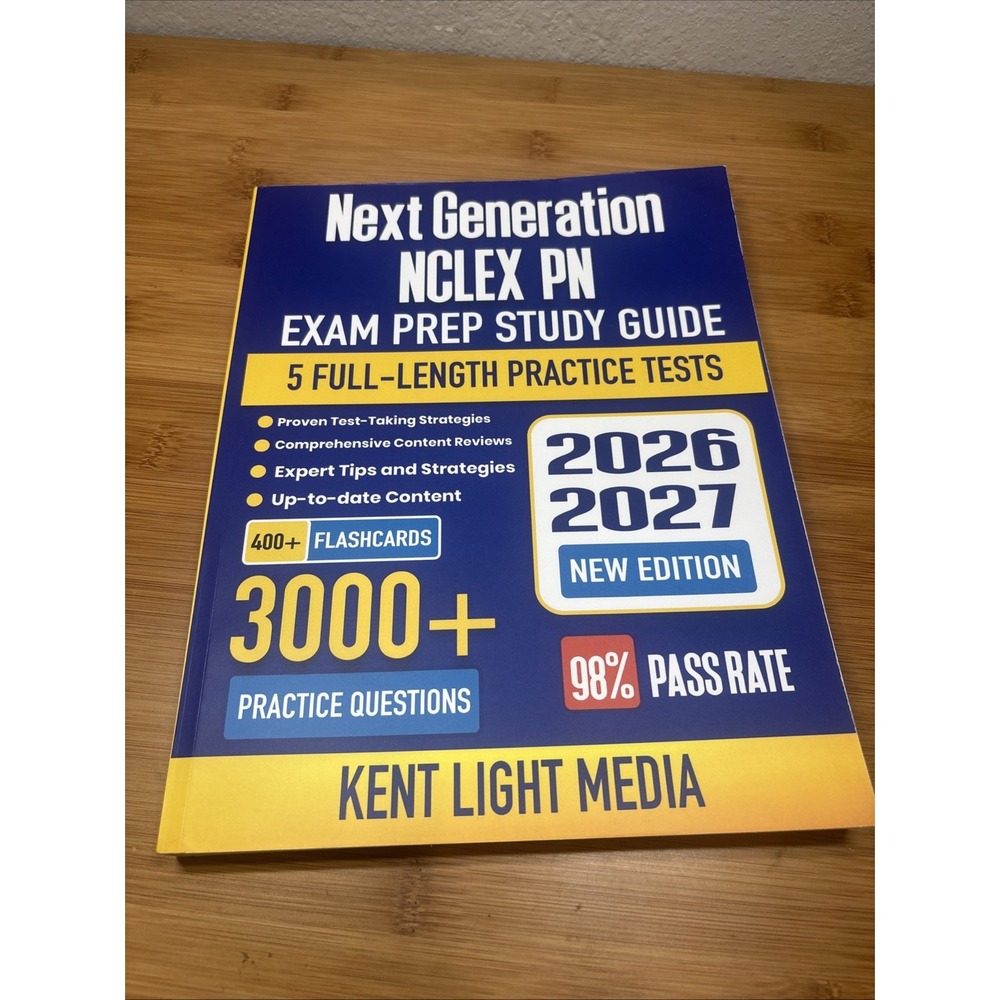 Next Gen NCLEX-PN Exam Prep Study guide- 5 Practice Tests-26/27